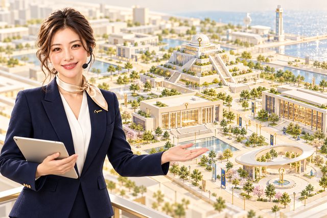 新城规划沙盘 · New City Plan