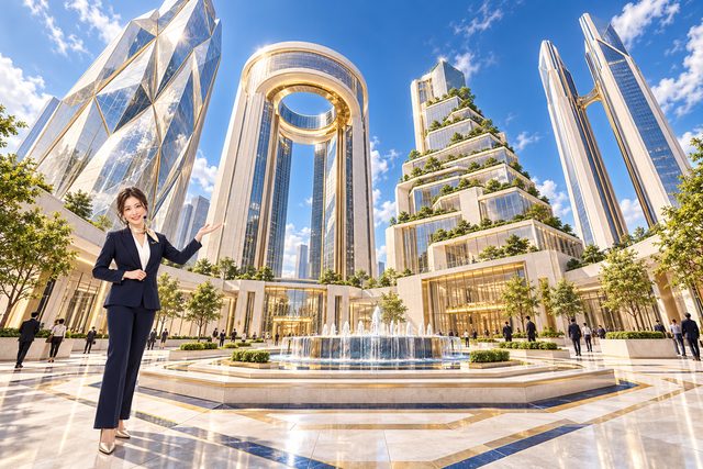全球百强总部区 · Global Top 100 Headquarters