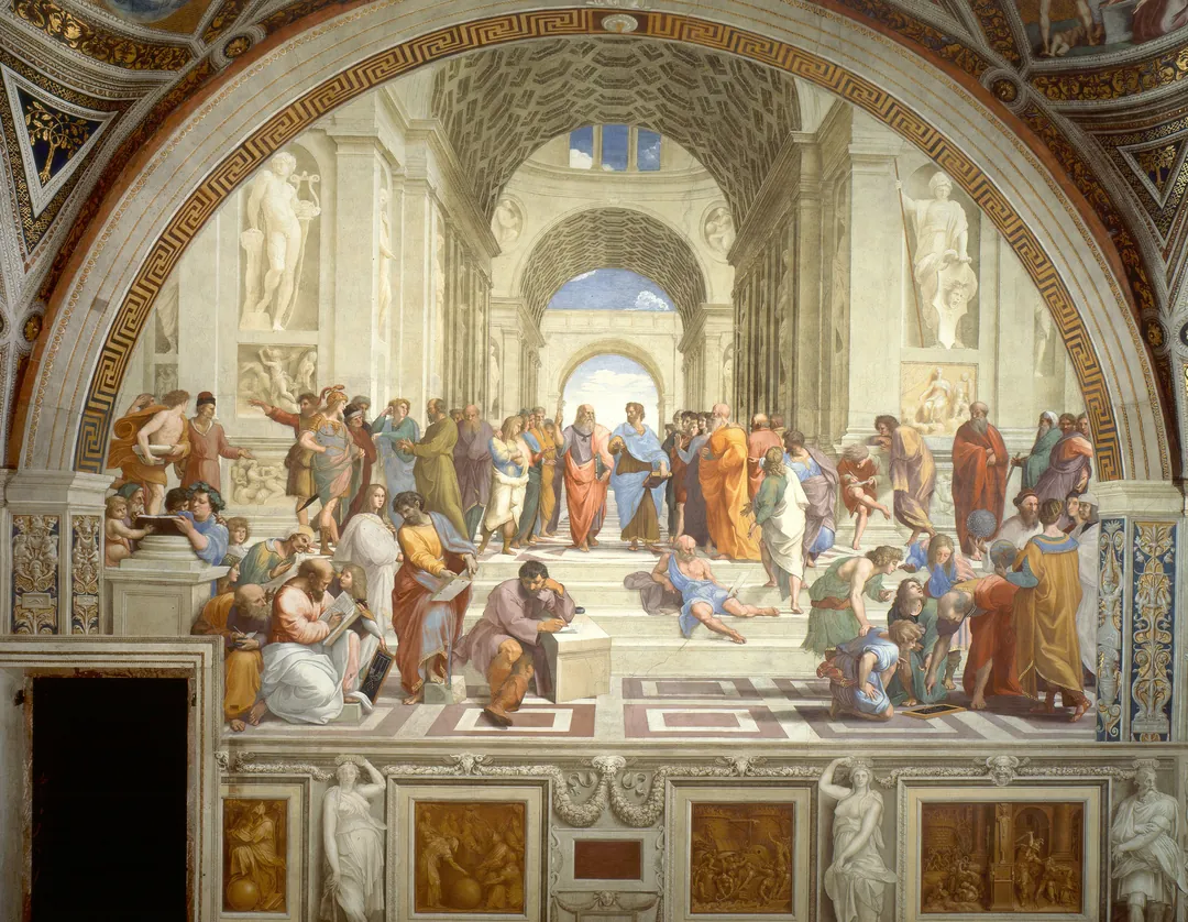 雅典学院 · The School of Athens